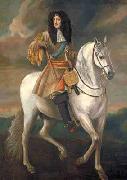 Sir Peter Lely Equestrian portrait of King Charles II of England oil painting